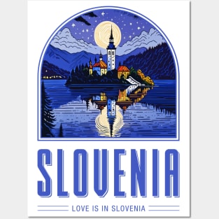 Love is in Slovenia Posters and Art